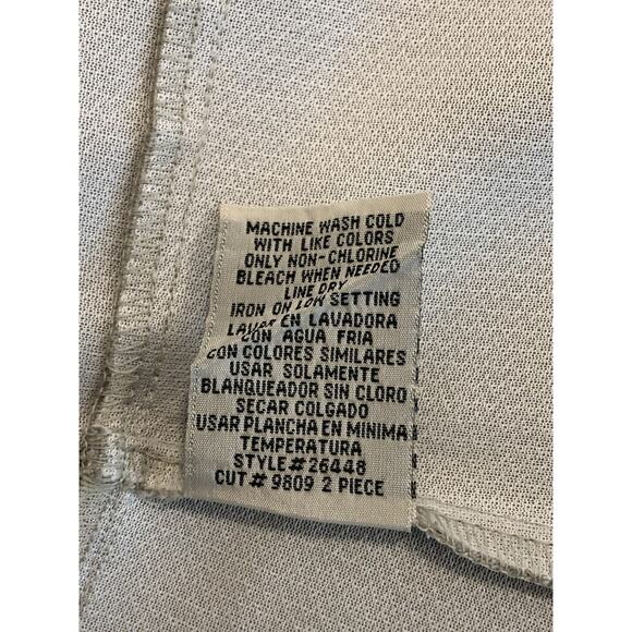 Maya Brooke Women’s Beige Open Front Jacket Size 12 – 3/4 Sleeve Dressy Blazer - Picture 7 of 9